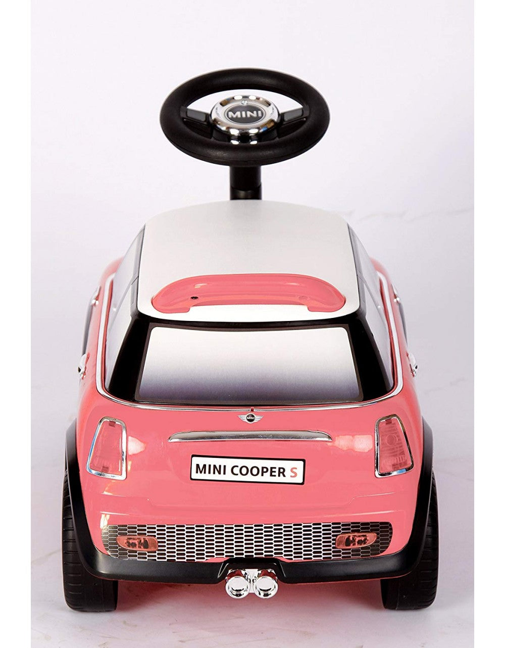 Auto Cavalcabile Mini Cooper Rosa - 4