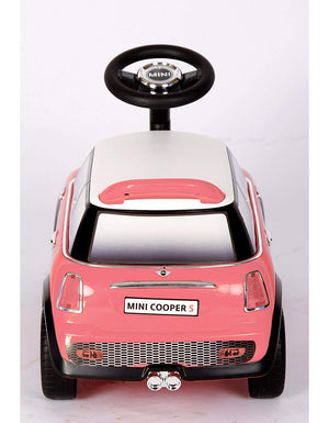 Auto Cavalcabile Mini Cooper Rosa - 4
