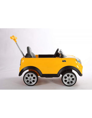 Auto Cavalcabile a spinta Mini Cooper Giallo - 2