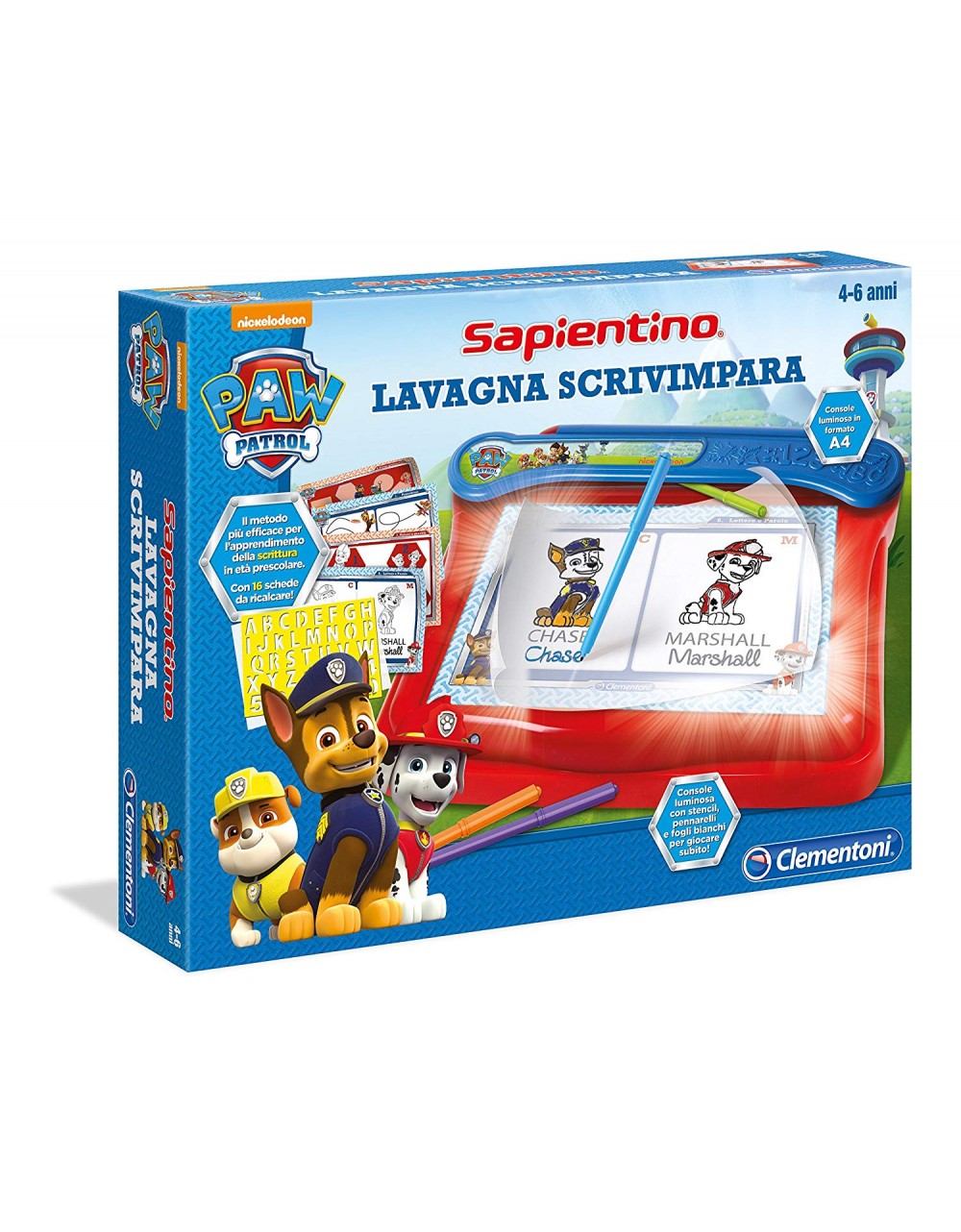 Lavagna Scrivimpara Paw Patrol
