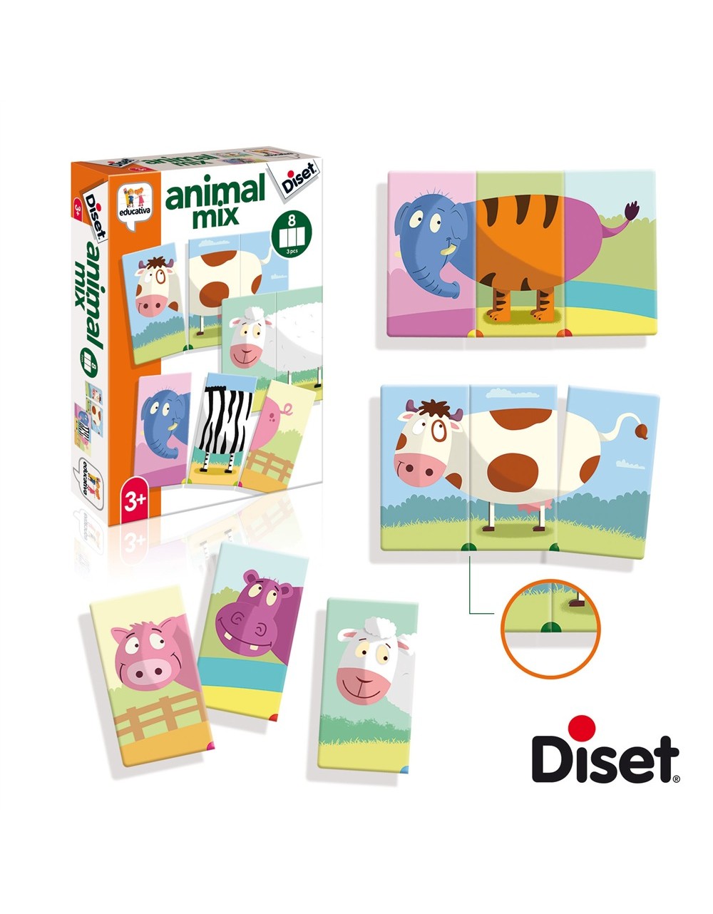 Puzzle Animali Mix - 3
