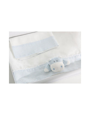 Lenzuola Letto Nanan Bombo Azzurro