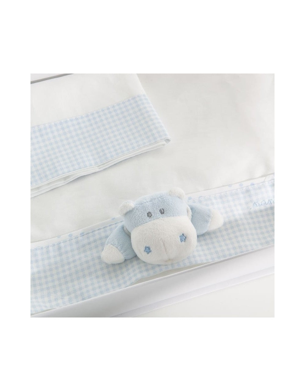 Lenzuola Letto Nanan Bombo Azzurro - 2