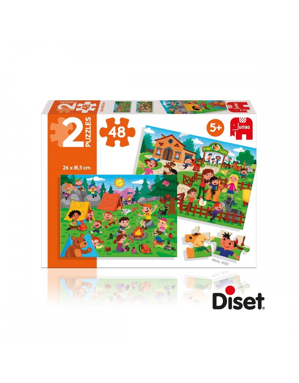 Puzzle per Bambini Diset - Escursioni