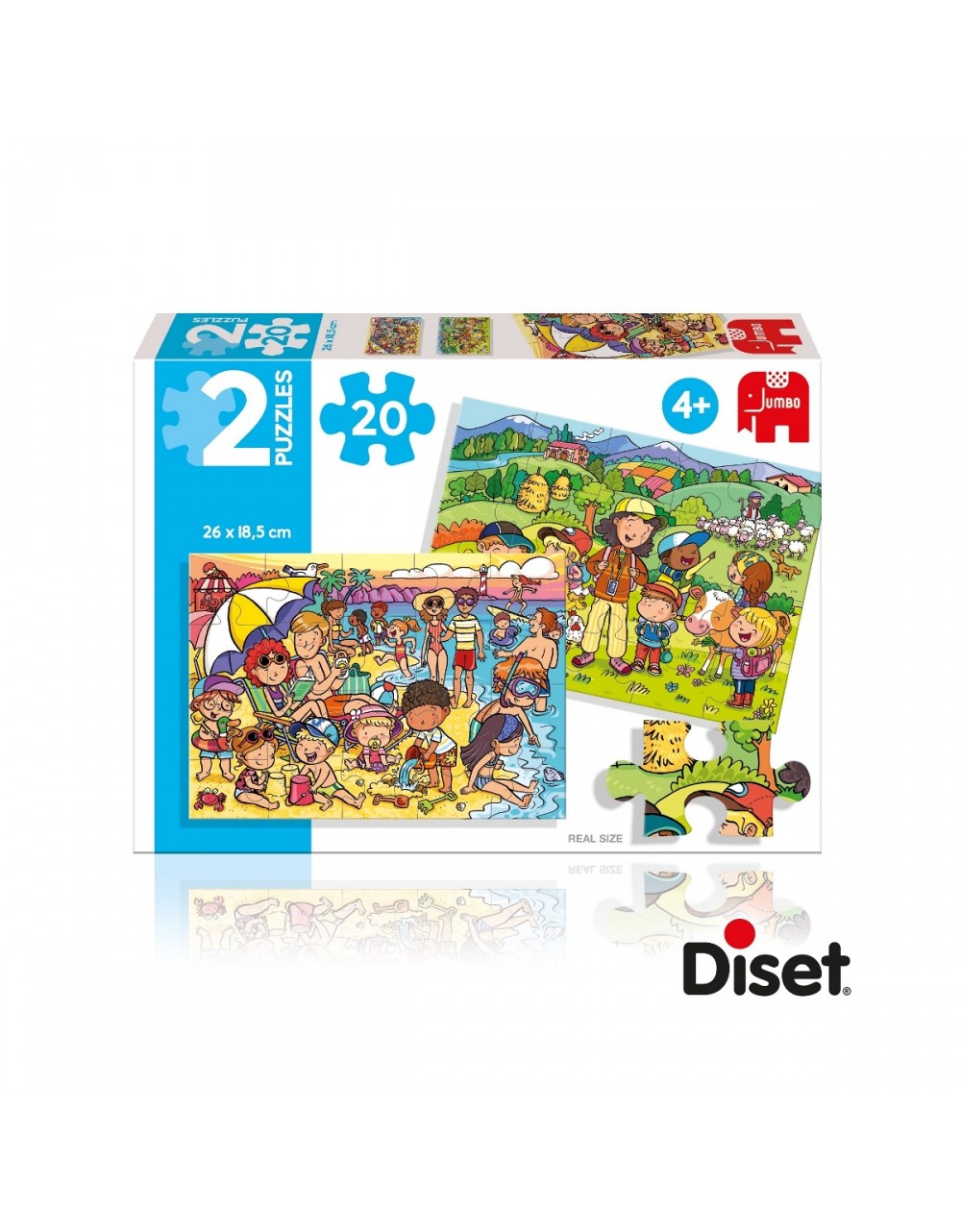 Puzzle per Bambini Diset - Vacanza