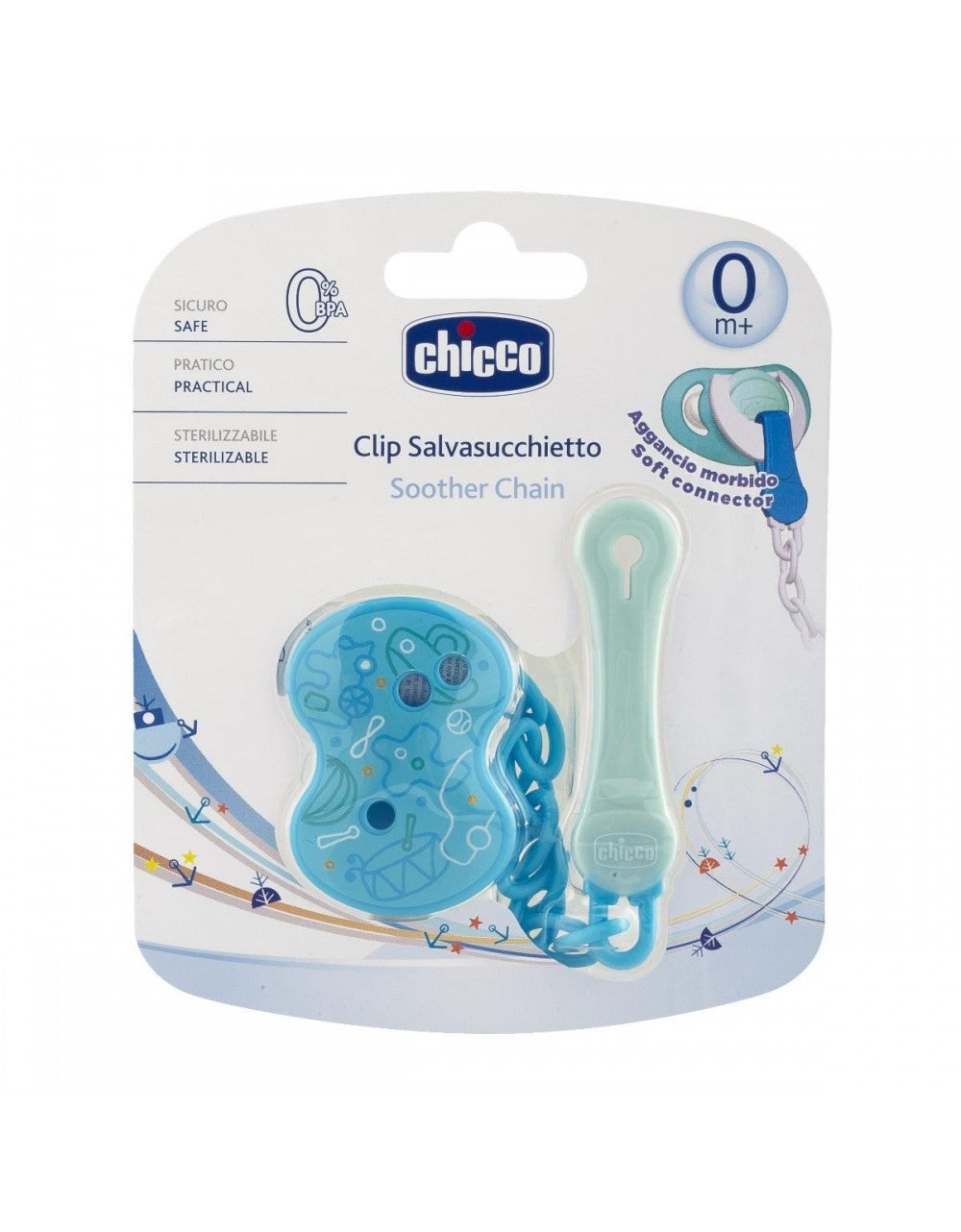 Clip Salvasucchietto Azzurro - 2