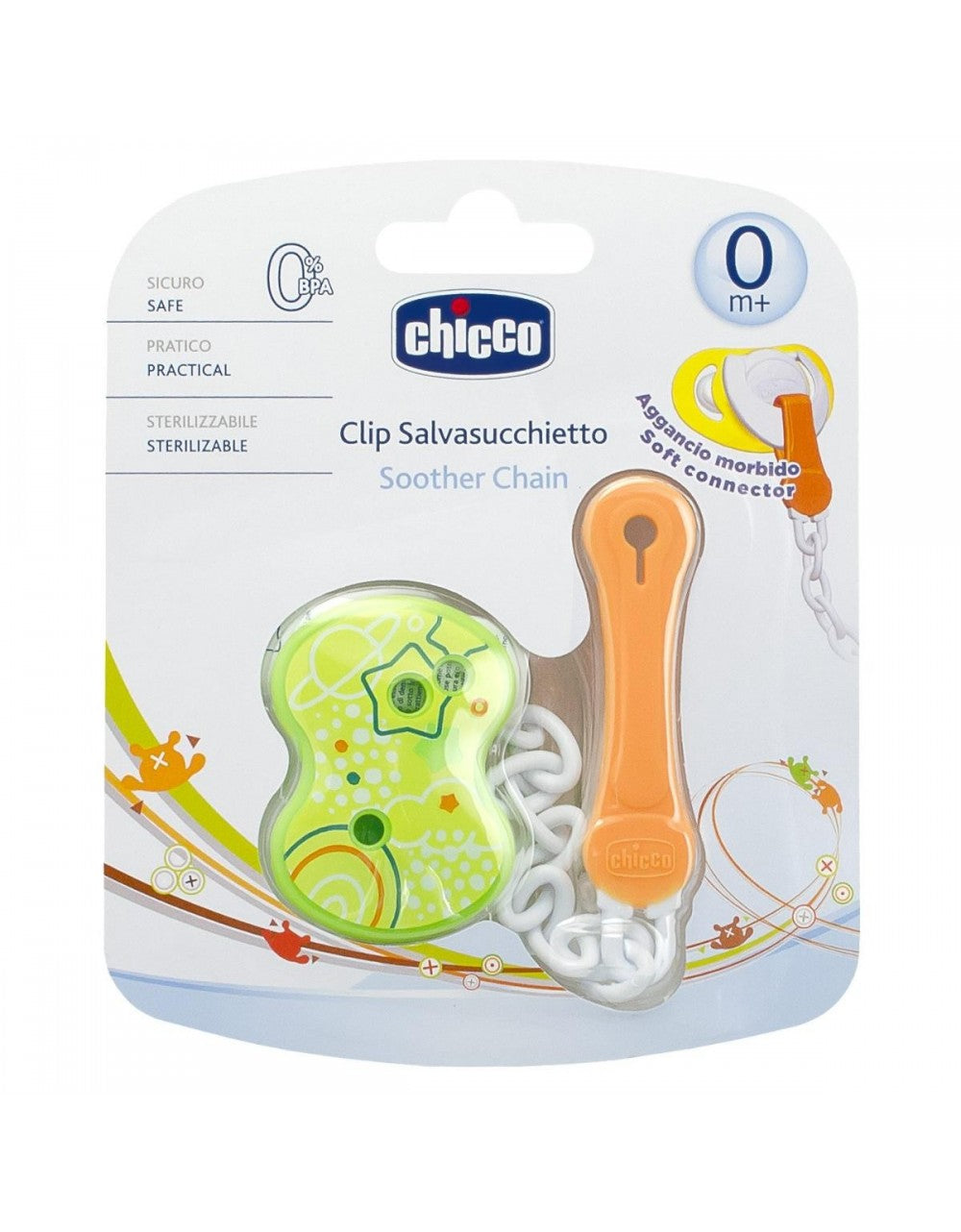 Clip Salvasucchietto Verde