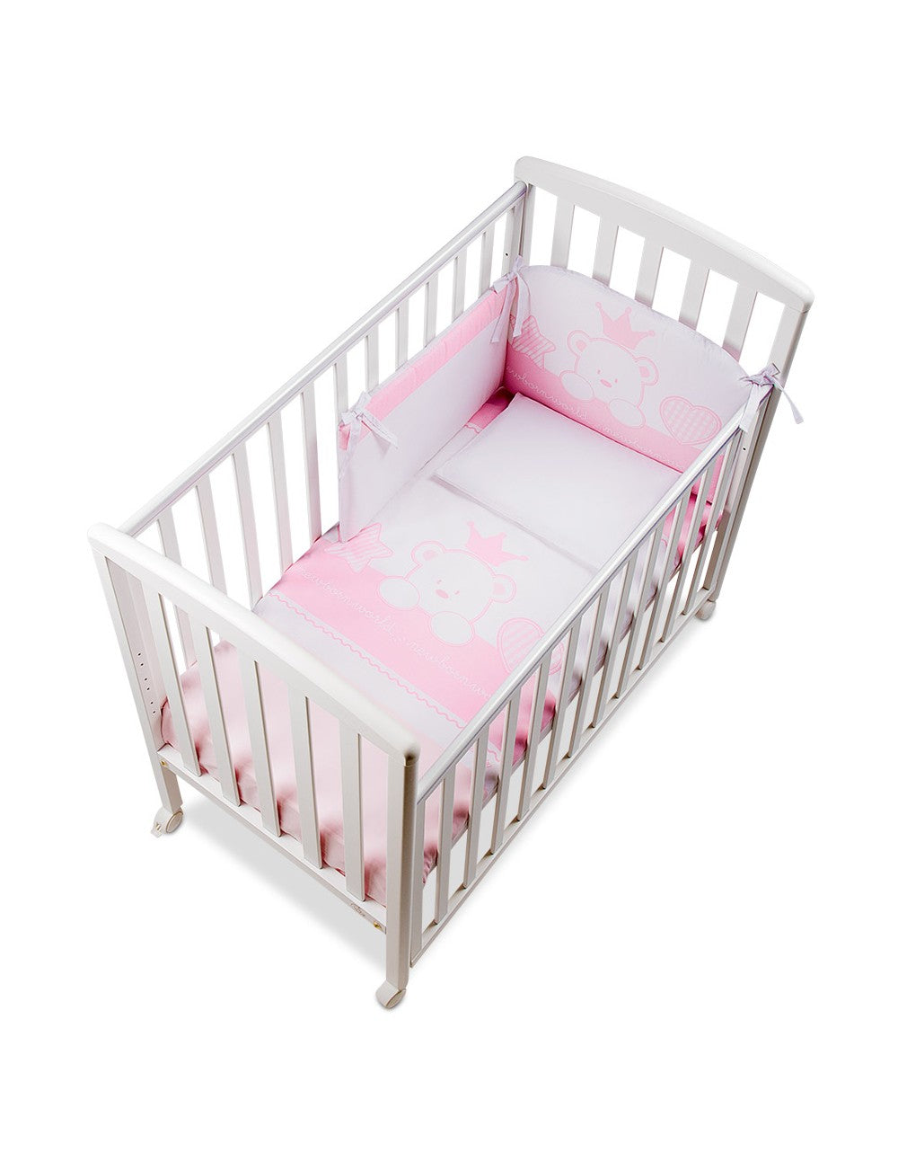 Piumone Paracolpi Baby Re Rosa