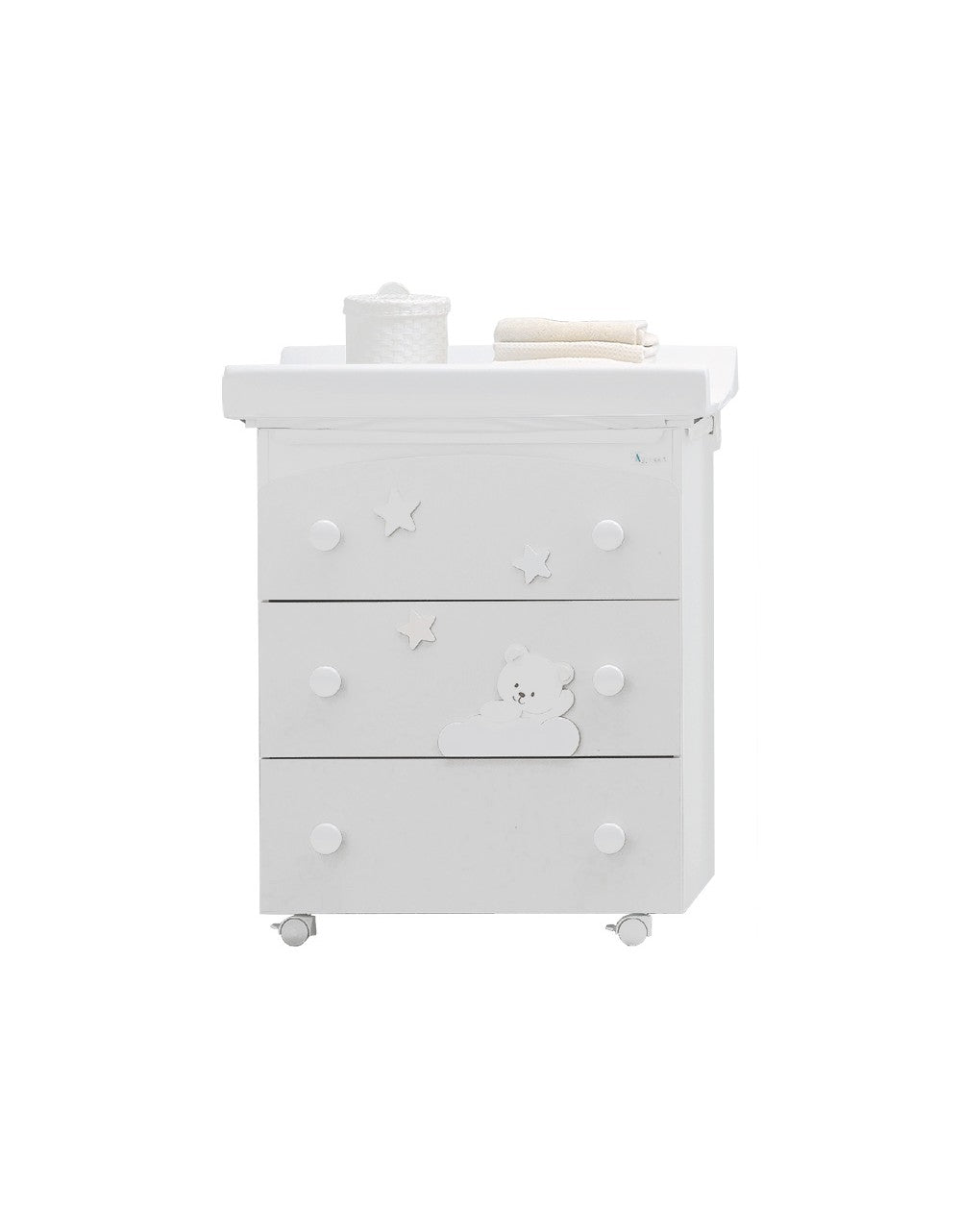 Bagnetto Fasciatoio Azzurra Design Mars Bianco