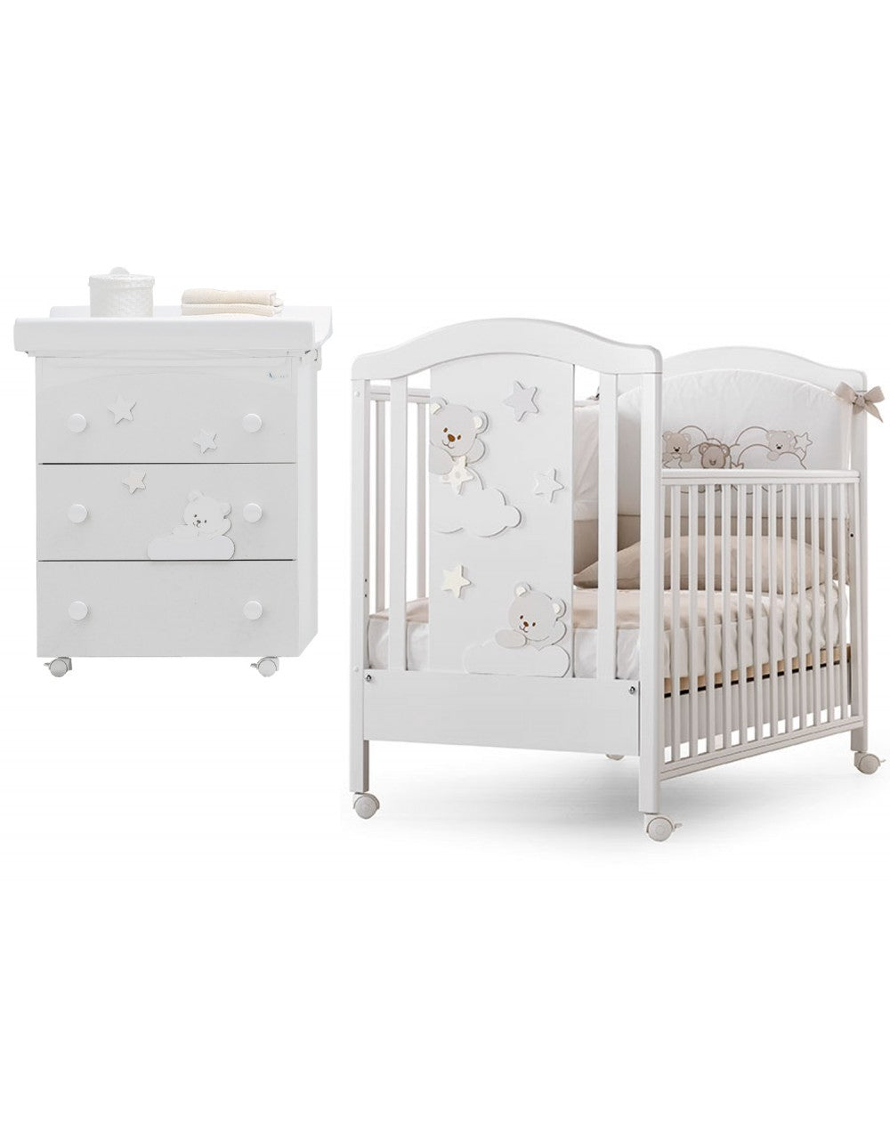 Cameretta Completa  Azzurra Design Mars Bianco - 2