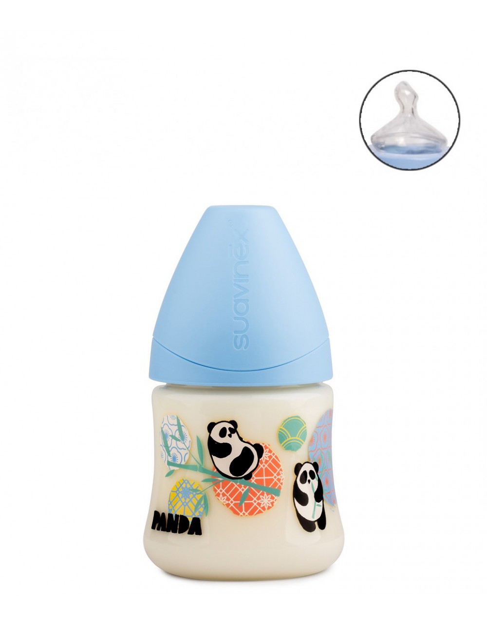 Biberon Suavinex Panda Azz 150 ml Sil