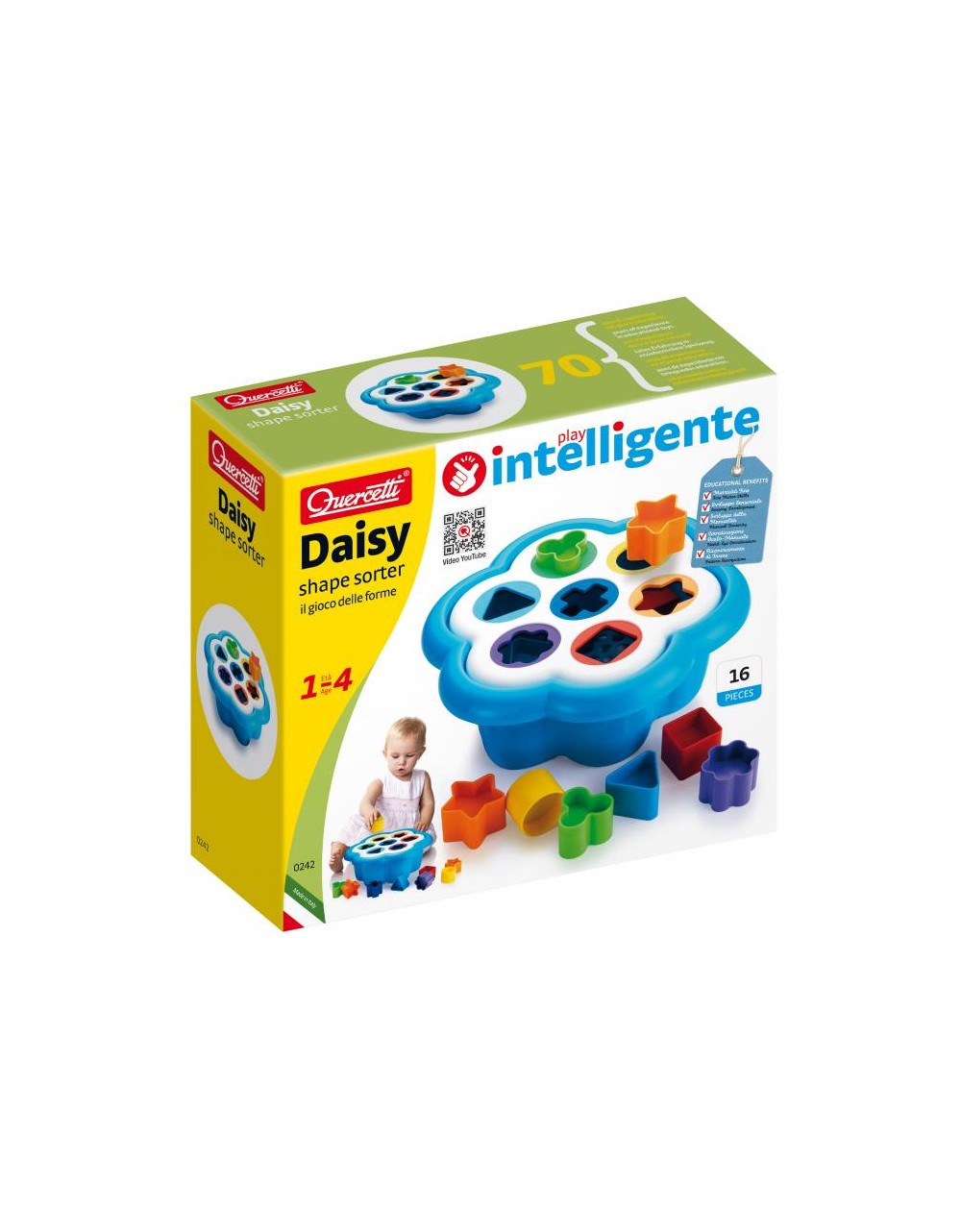 Quercetti - Daisy Shape Sorter - 2