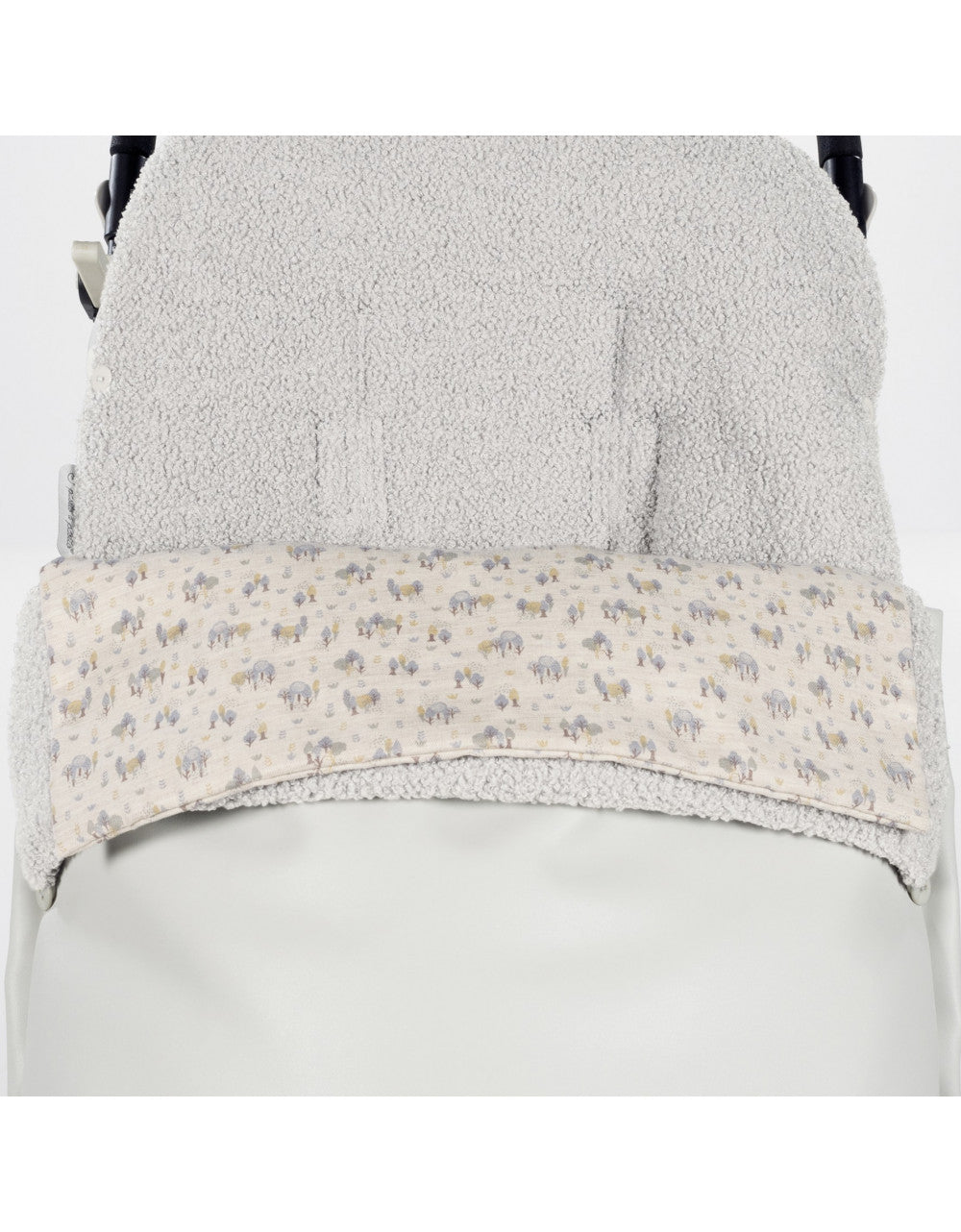 Sacca Passeggino in Similpelle Sherwood Grigio - 2