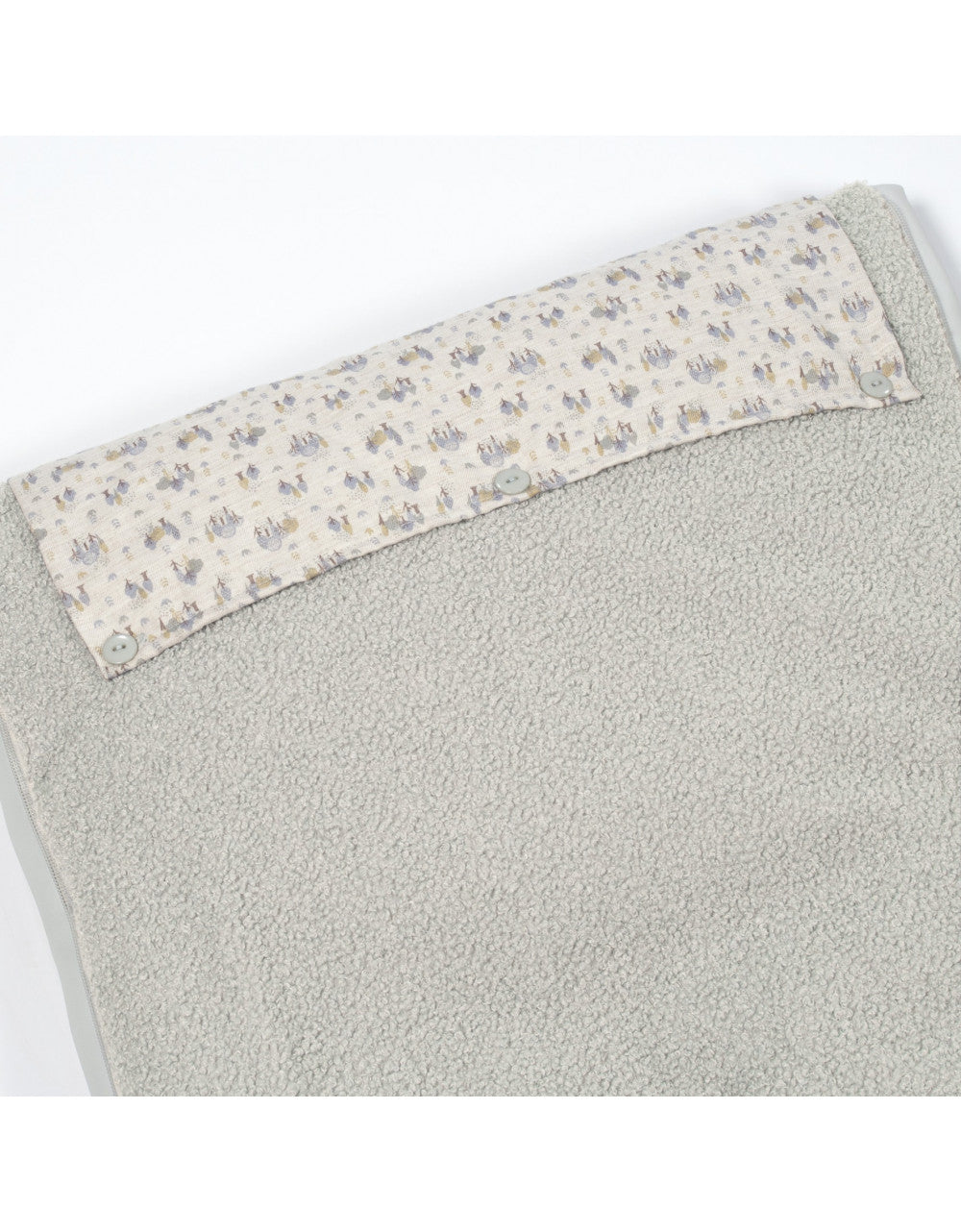 Sacca Passeggino in Similpelle Sherwood Grigio - 6