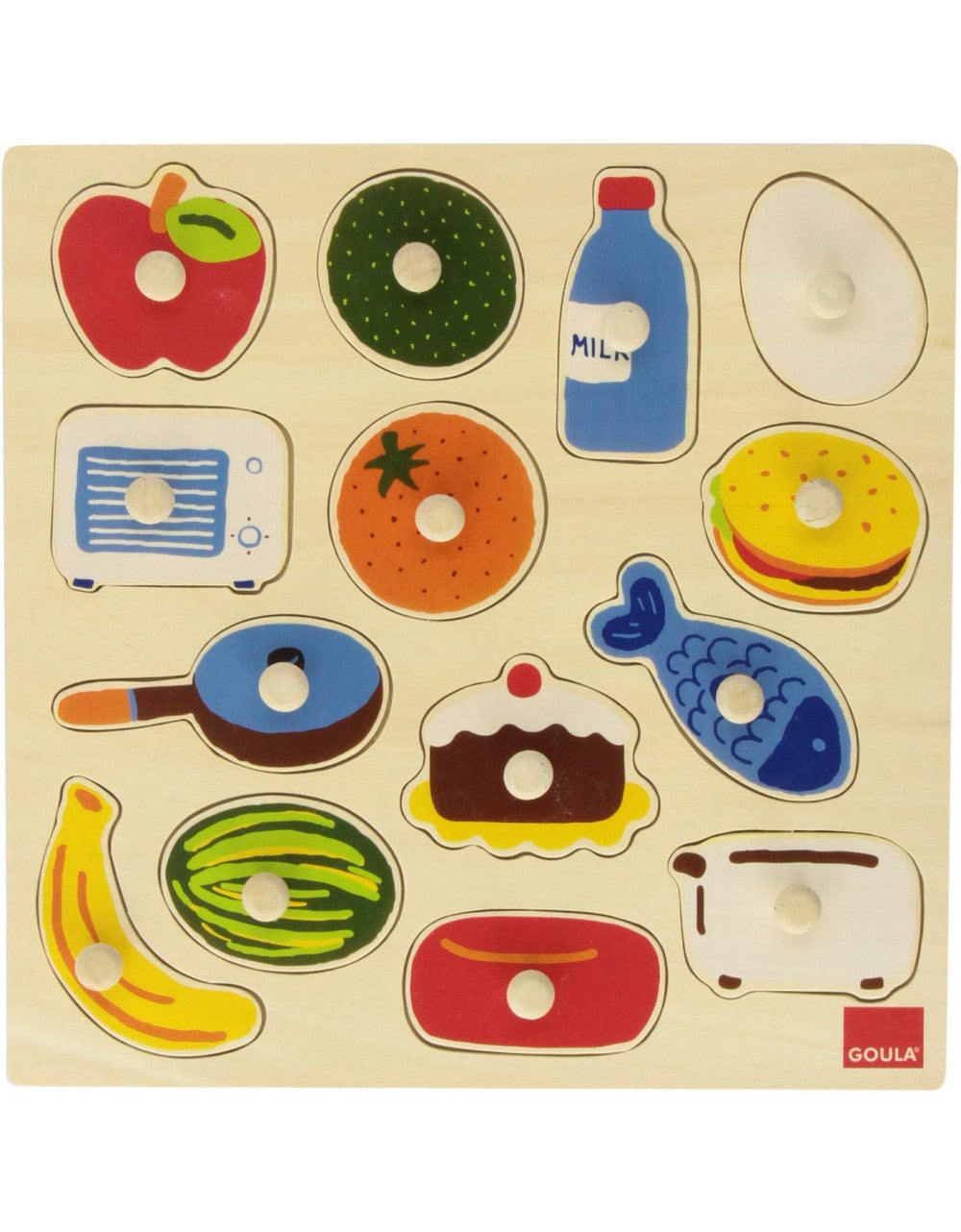 Puzzle in legno - Cibo - 2