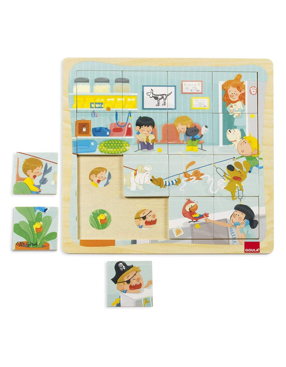 Puzzle in legno - Clinica Veterinaria