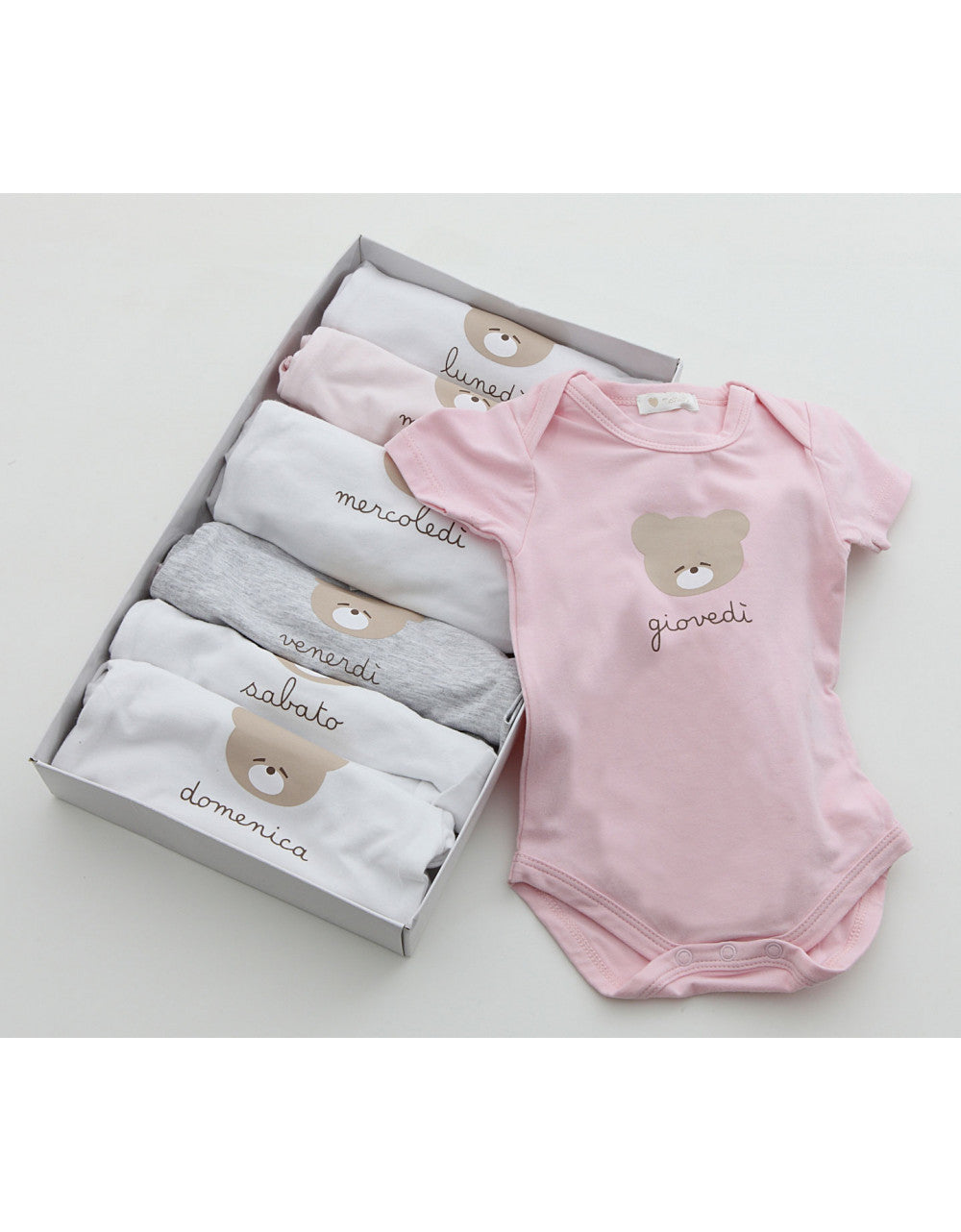 Set Body Giorni delle Settimana - Femmina