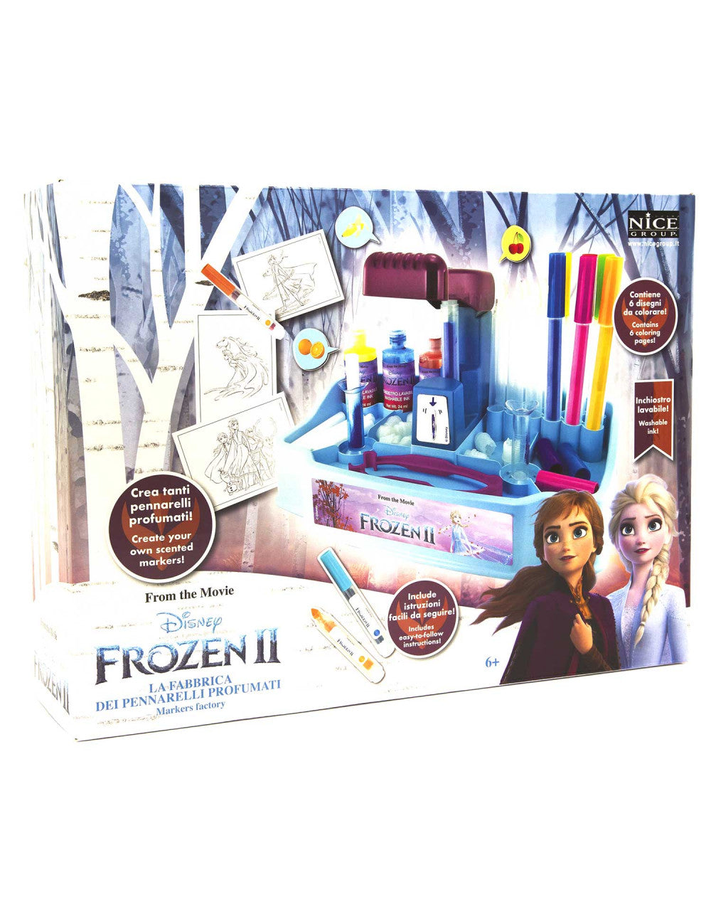 La fabbrica dei pennarelli profumati di Frozen 2