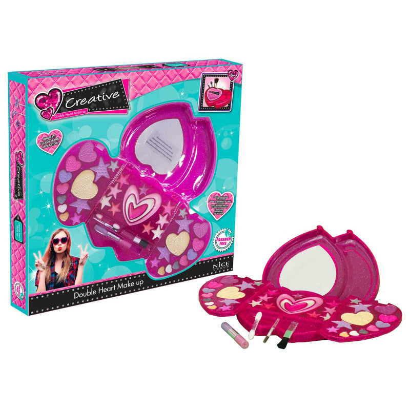 Creative Double Heart Make Up
