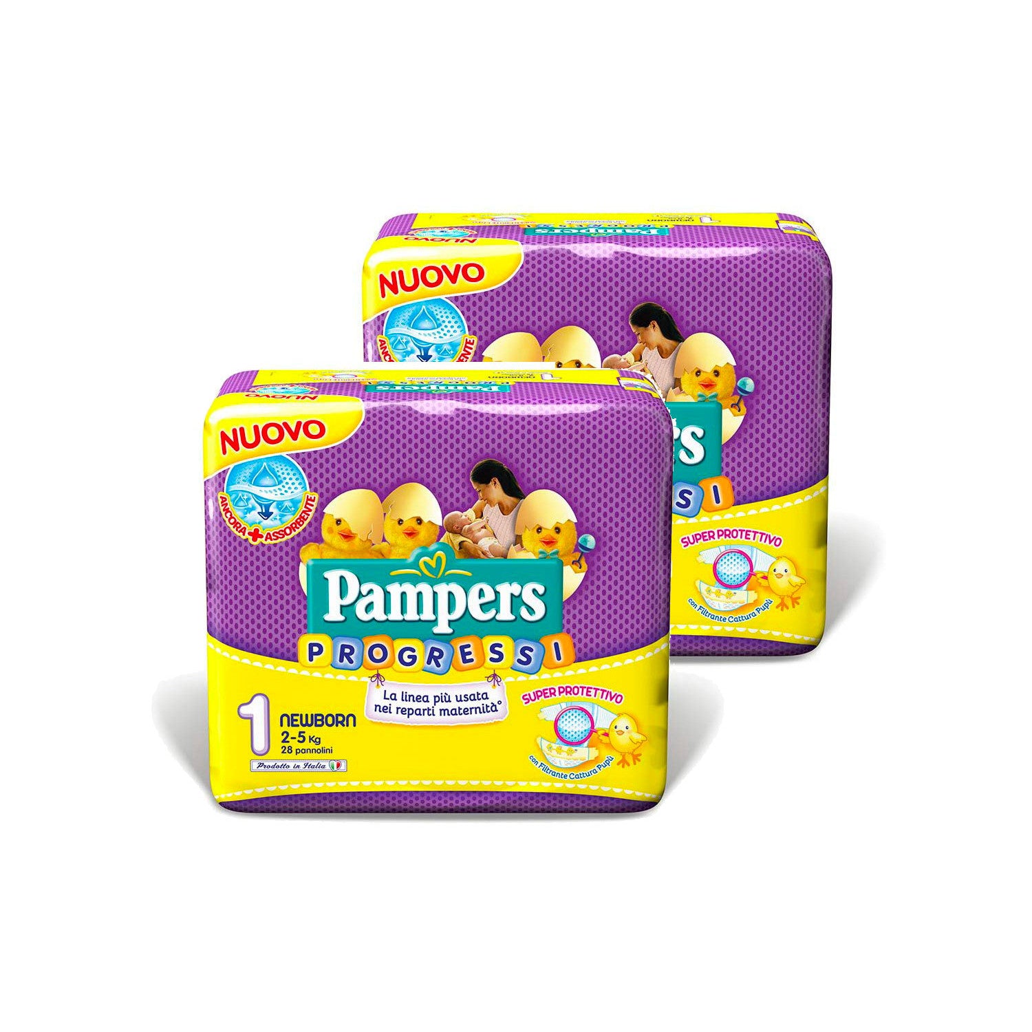 Pampers Progressi Newborn - Taglia 1