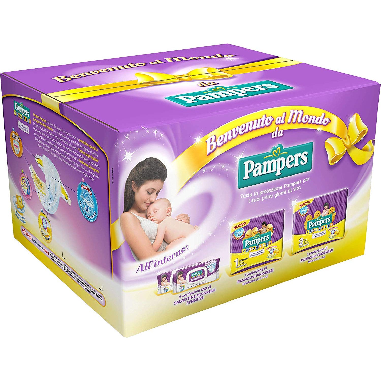 Kit Benvenuto al Mondo - Pampers Progessi