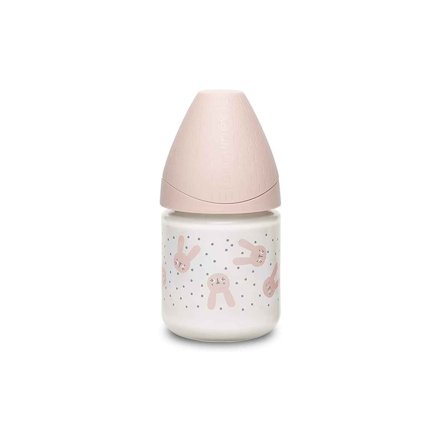 Biberon Hygge Baby Coniglio Pois Rosa - Flusso Lento 120 ml