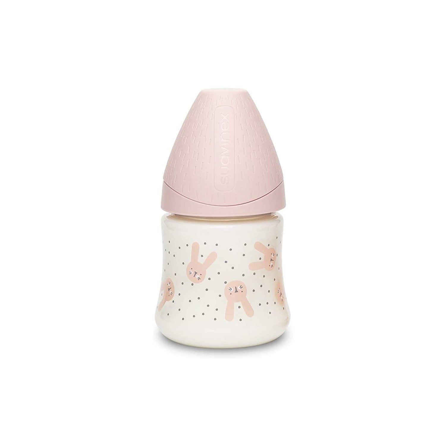 Biberon Hygge Baby Coniglio Pois Rosa - Flusso Lento 150 ml