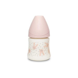 Biberon Hygge Baby Coniglio Pois Rosa - Flusso Lento 150 ml