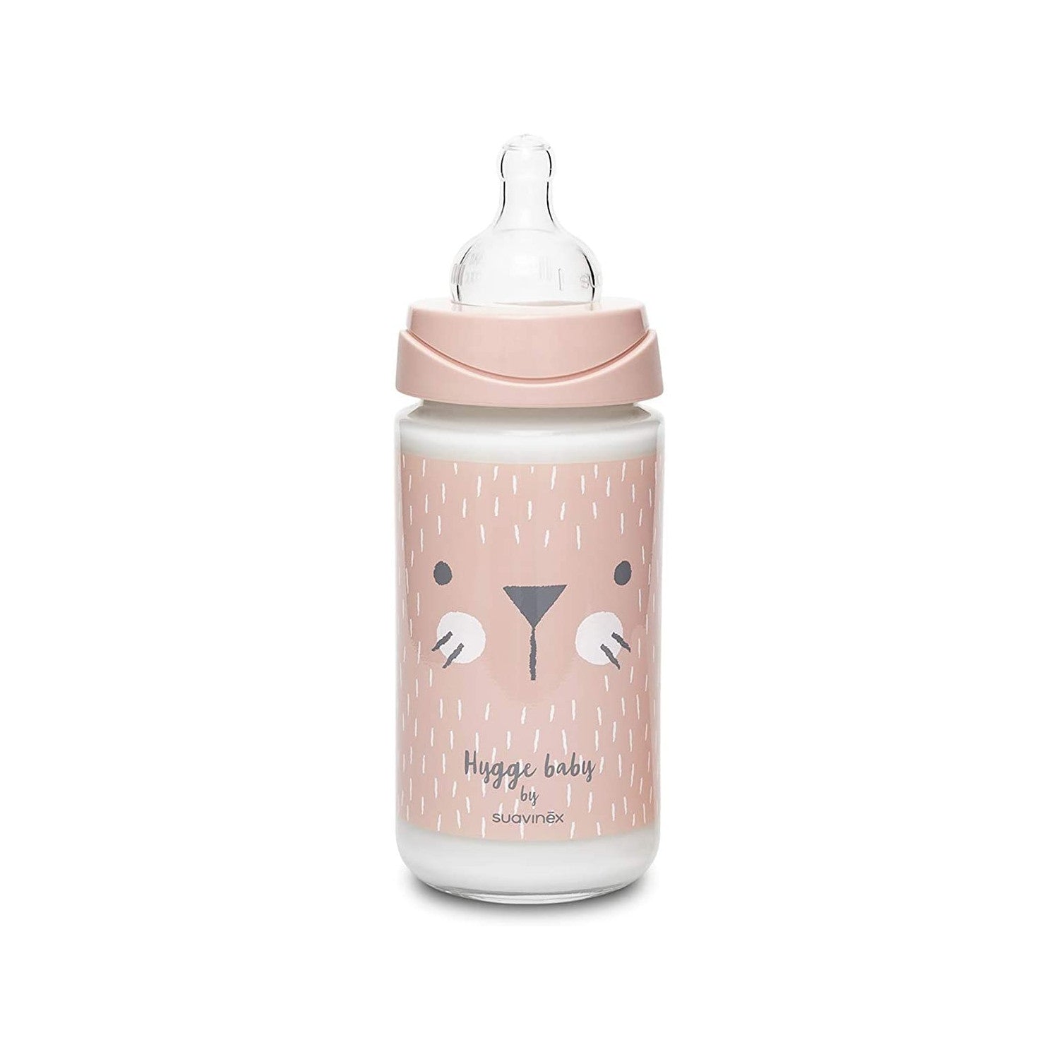 Biberon Hygge Baby Coniglio Pois Rosa - 3 Posizioni 240 ml
