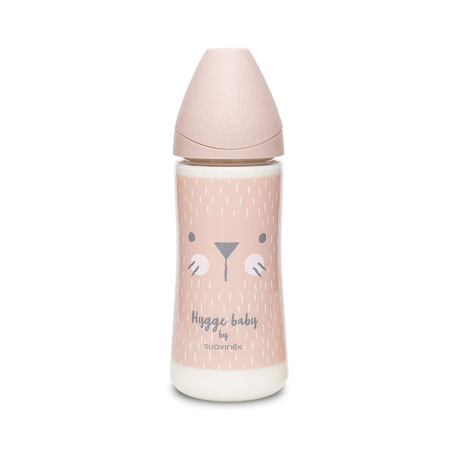 Biberon Hygge Baby Coniglio Rosa - Flusso Denso 360 ml