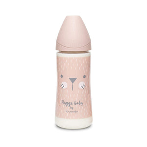 Biberon Hygge Baby Coniglio Rosa - Flusso Denso 360 ml