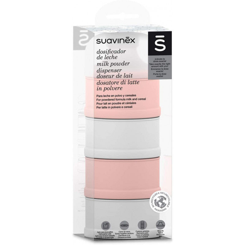 Dosatore Latte in Polvere Hygge Baby Rosa - 4