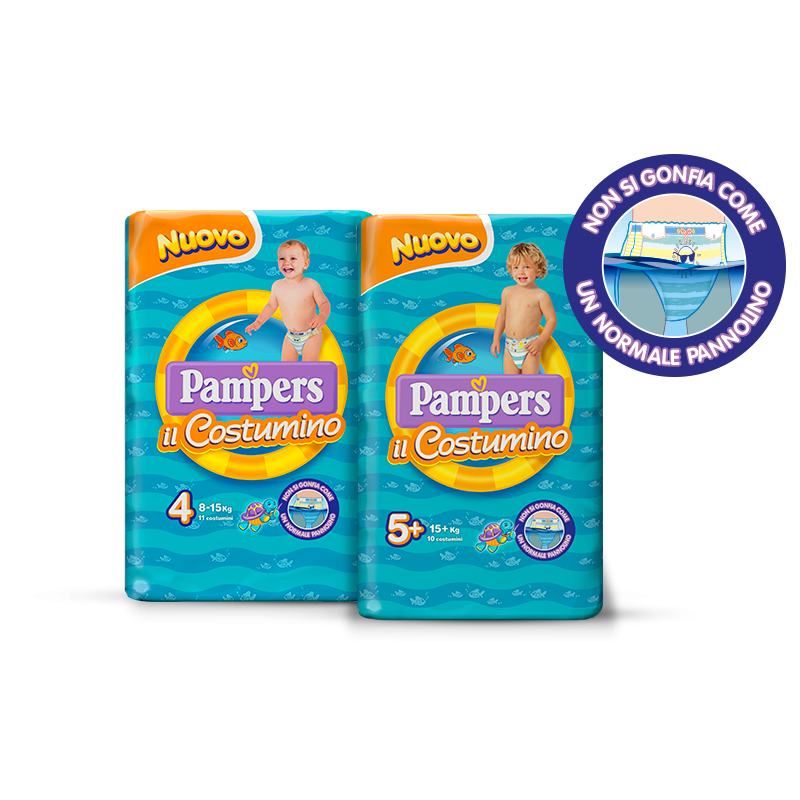 Il Costumino Pampers - Pacco Doppio