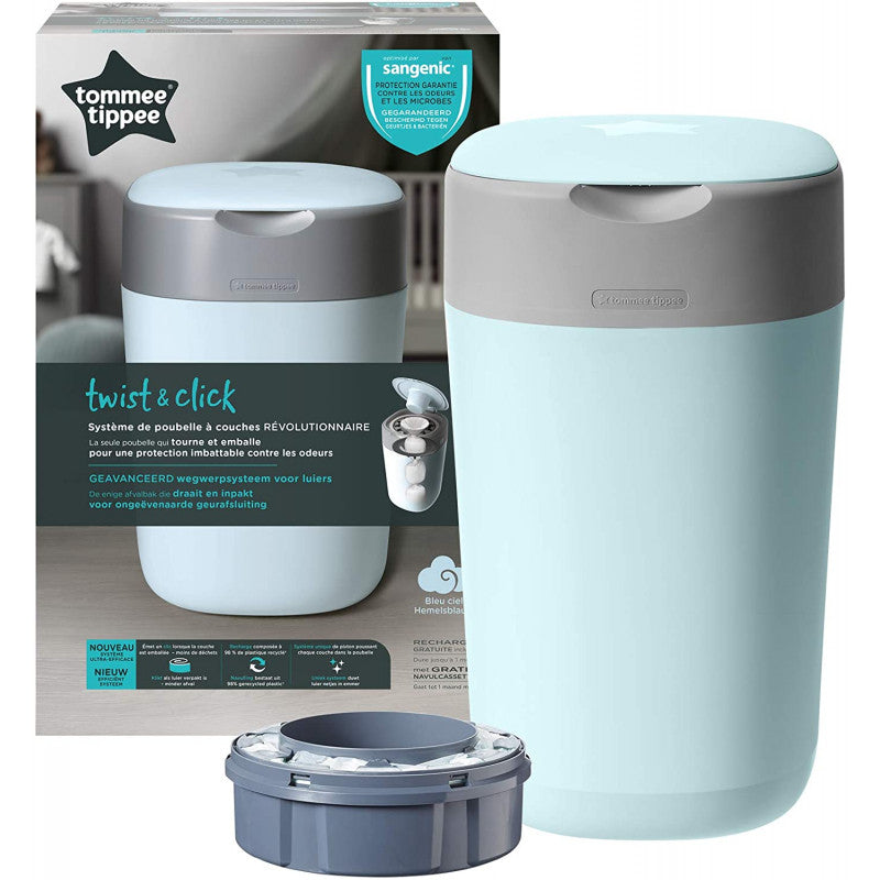 Sistema Avanzato di Smaltimento Pannolini Twist & Click - Blu - 7