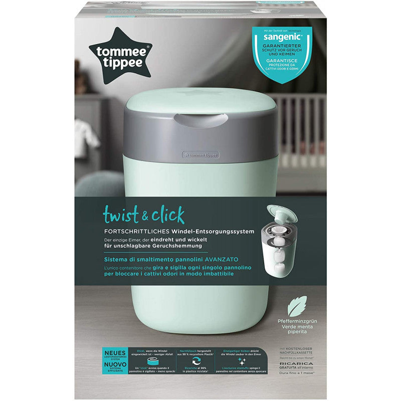 Sistema Avanzato di Smaltimento Pannolini Twist & Click - Verde - 7