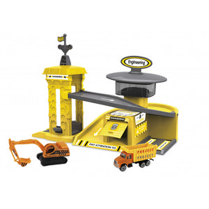 Playset Città con 2 Veicoli - Lavori in Corso