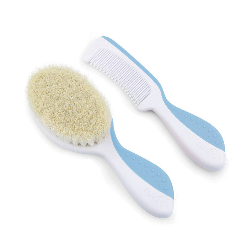 Set Cura Capelli Neonato - Azzurro