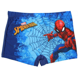 Costume Boxer Spiderman Blu - 7/8 Anni