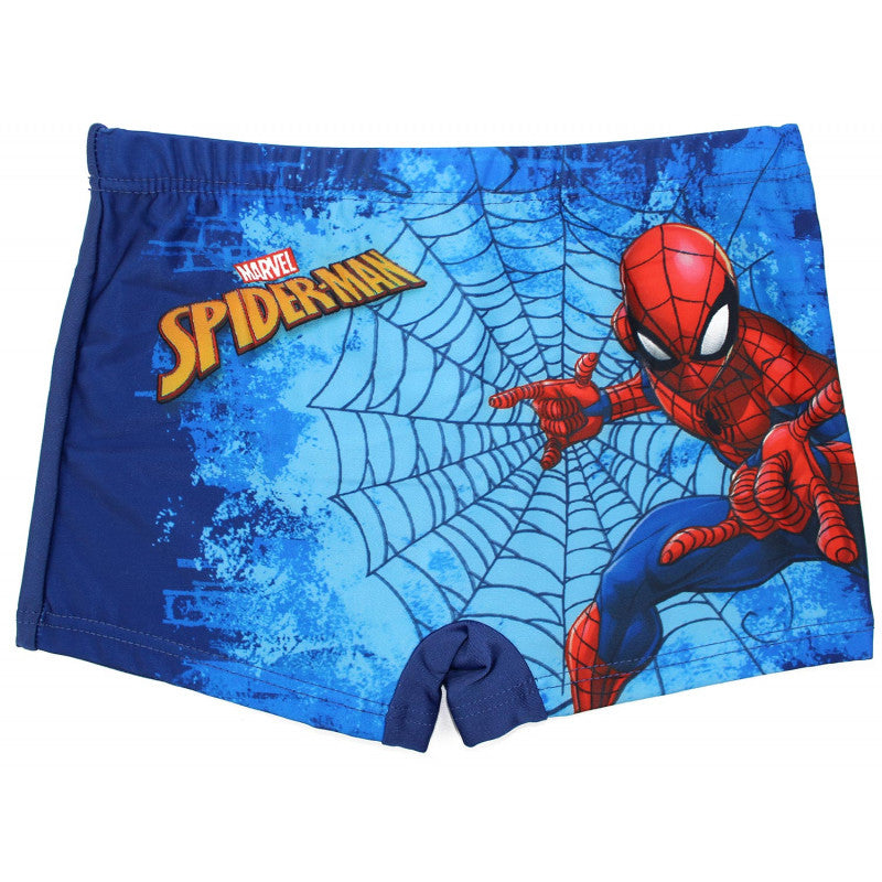 Costume Boxer Spiderman Blu - 7/8 Anni