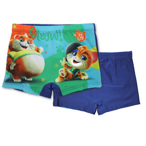 Costume Boxer 44 Gatti - Blu