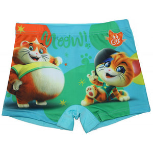 Costume Boxer 44 Gatti Azzurro - 2/3 Anni