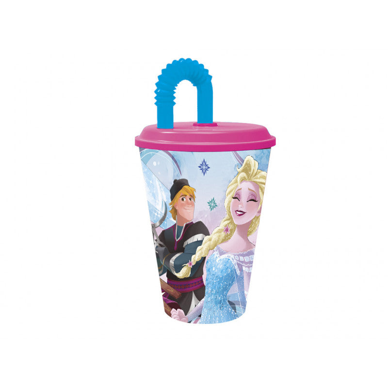 Bicchiere con Cannuccia Frozen