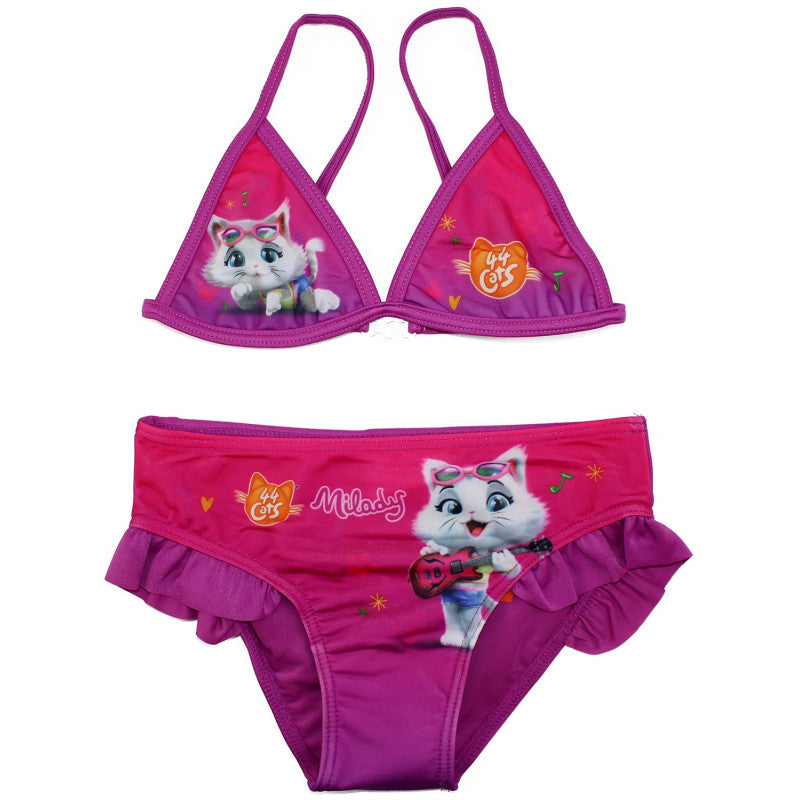 Costume Bikini 44 Gatti Fuxia - 7/8 Anni