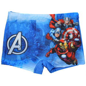 Costume Boxer Avengers Blu - 5/6 Anni
