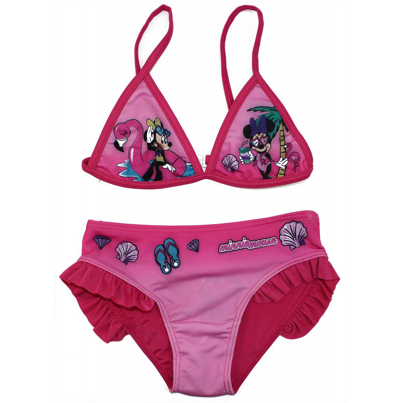 Costume Bikini Minnie Rosa - 7/8 Anni