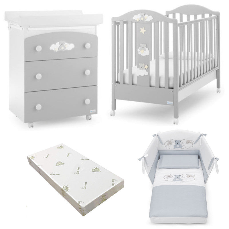 Cameretta Completa Starlette Grigio - 2