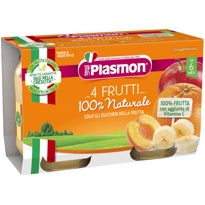 Omogeneizzato 4 Frutti Plasmon