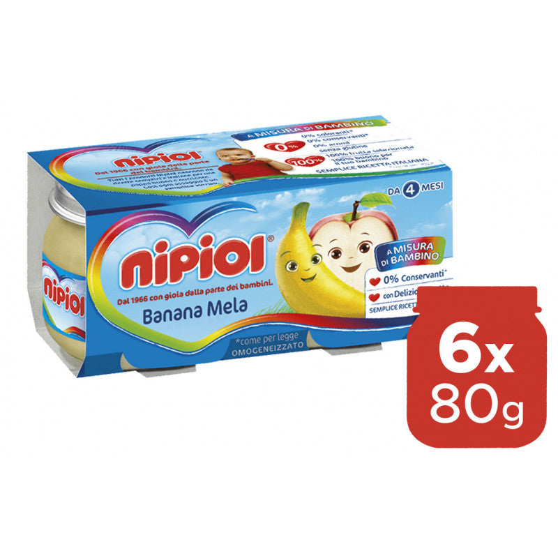 Omogeneizzato Banana Mela Nipiol