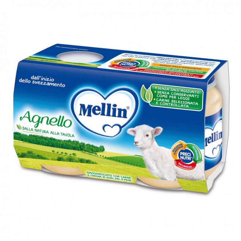 Omogeneizzato Agnello Mellin - 2 x 120 g