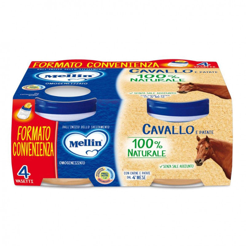 Omogeneizzato Cavallo e Patate Mellin